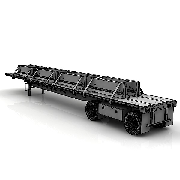 lwo transcraft spread axle trailer - Transcraft TL2000 spread axle by bansheewoj